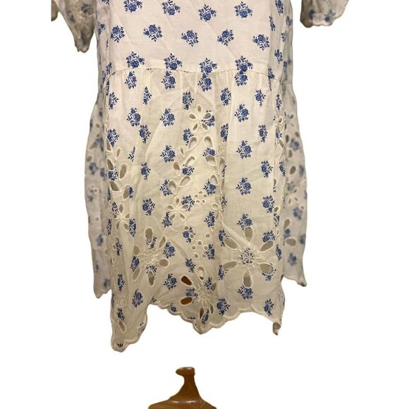 Anthropologie Meadow Rue Eyelet Tunic Dress For Women Size Small - Picture 9 of 15